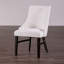 Chaise avec accoudoirs style transitionnel 2 pièces
