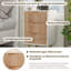 40cm W Manufactured Wood Bedside Table