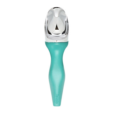 Tovolo Tilt-Up Ice Cream Scoop Heat-Retaining Chrome Zinc Alloy for Hard Ice Cream, Tropical Breeze
