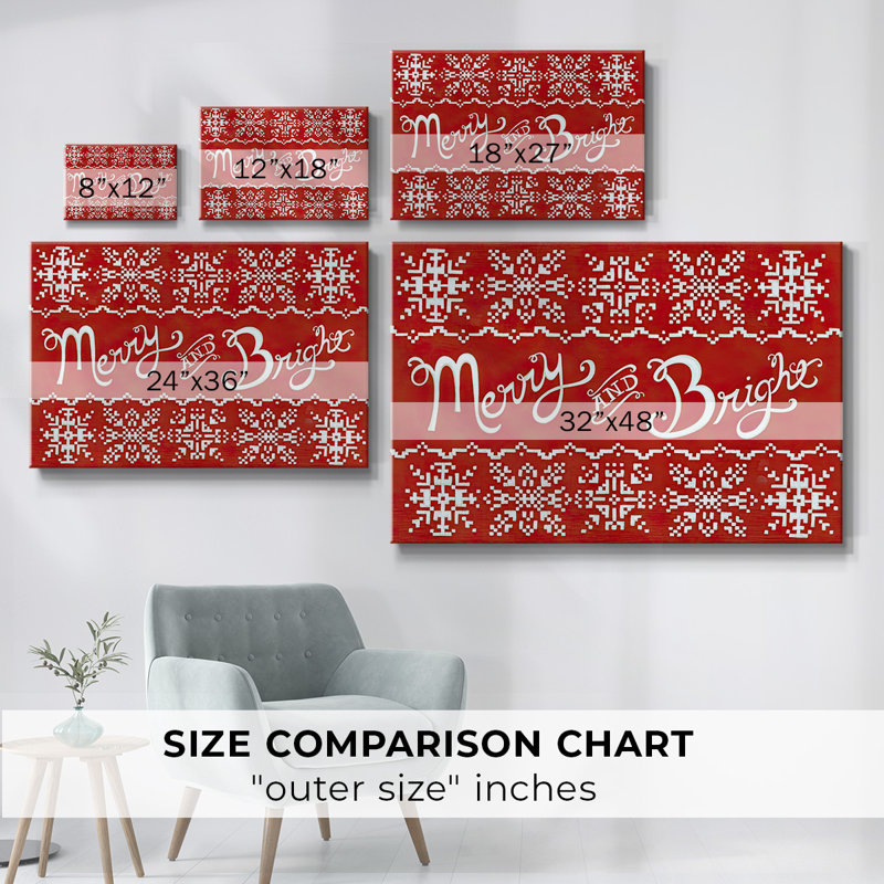 Flocon de neige Fair Isle I, H 24 po x l 36 po x P 1,5 po