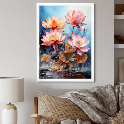 Lotus expressionniste vitalité - impression