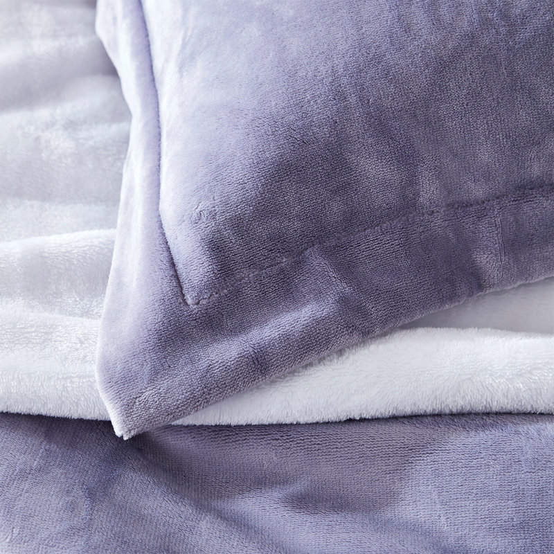 Original Plush - Coma Inducer® Oversized Comforter, Purple, Twin Comforter + 2 Standard Shams