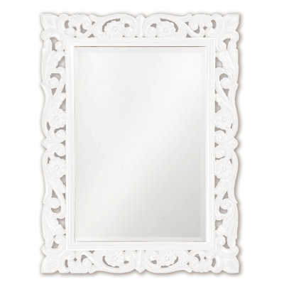 Miroir décoratif traditionnel biseauté