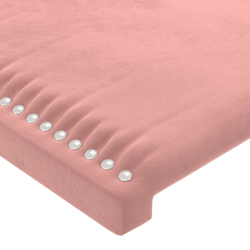 Headboard, 88cm H x 163cm W x 16cm D, Pink