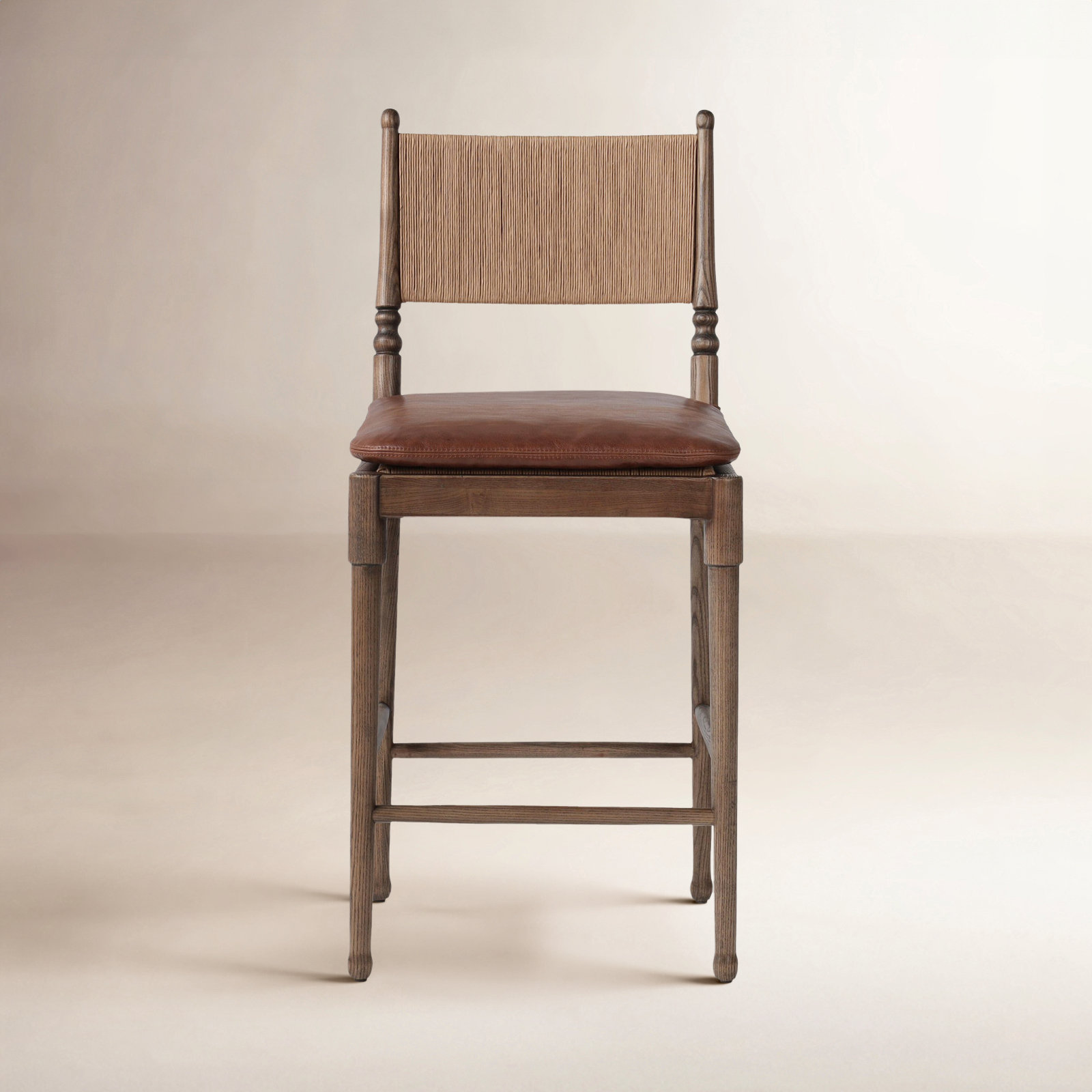 Fayth Bar and Counter Stool, Counter Stool (25.5” Seat Height)”, Brown