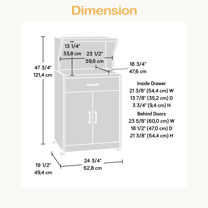 Microwave/Kitchen Cart
