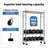 Heavy Duty Garment Rack on Wheels with Adjustable Metal Wardrobe, Ideal for Organizing and Maximizing Closet Space-128979019