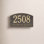 Legacy 2-Line Wall Address Plaque