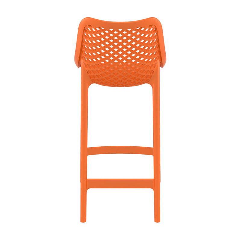 Tabouret de bar pour le patio Farrah, Orange, 25.6"