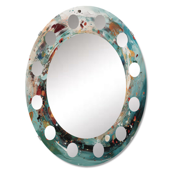 East Urban Home Broncho Oval Wall Mirror | Wayfair