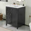 Meuble-lavabo polyvalent avec rangement abondant et attrait moderne-302290993