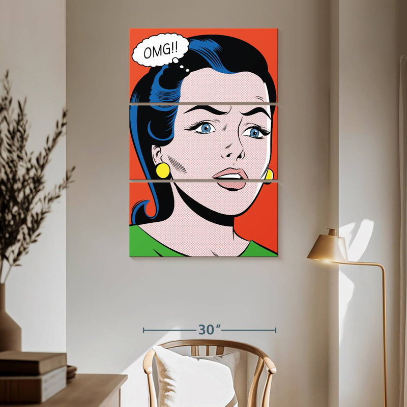 Leisha OMG, 65" H x 42" W