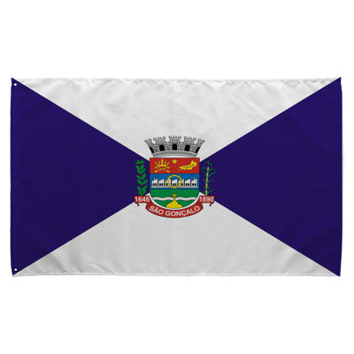 Drapeau de la ville de São Gonçalo — Drapeau