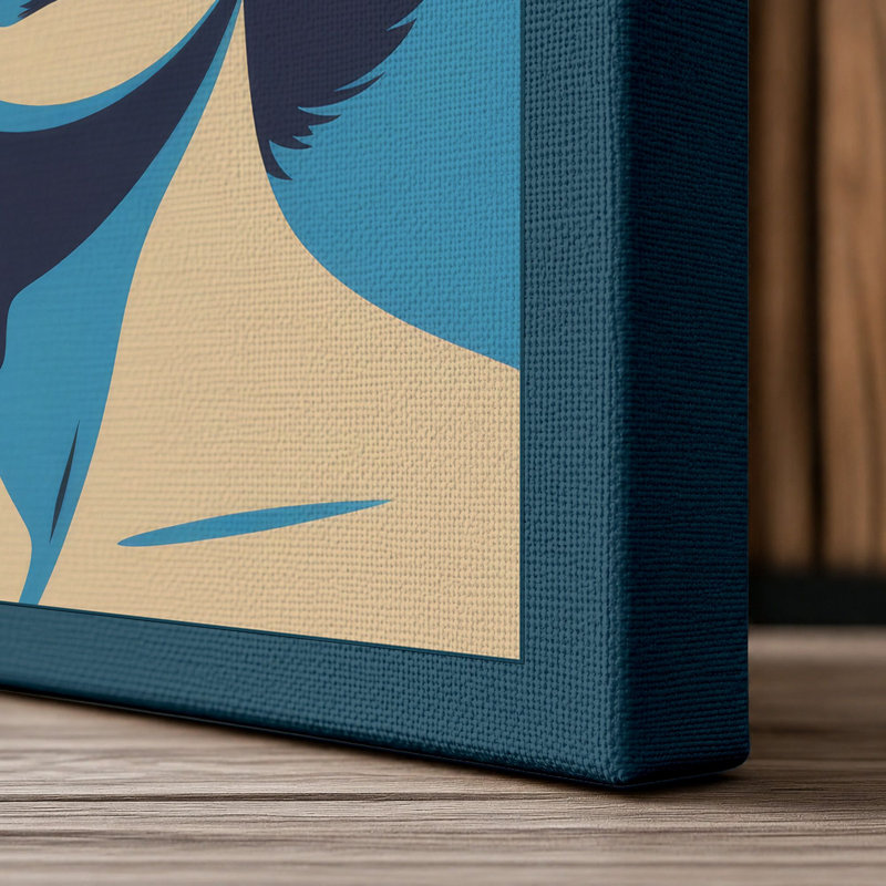 Print, 18x12 - 45.7 x 30.5 cm, Teal Border