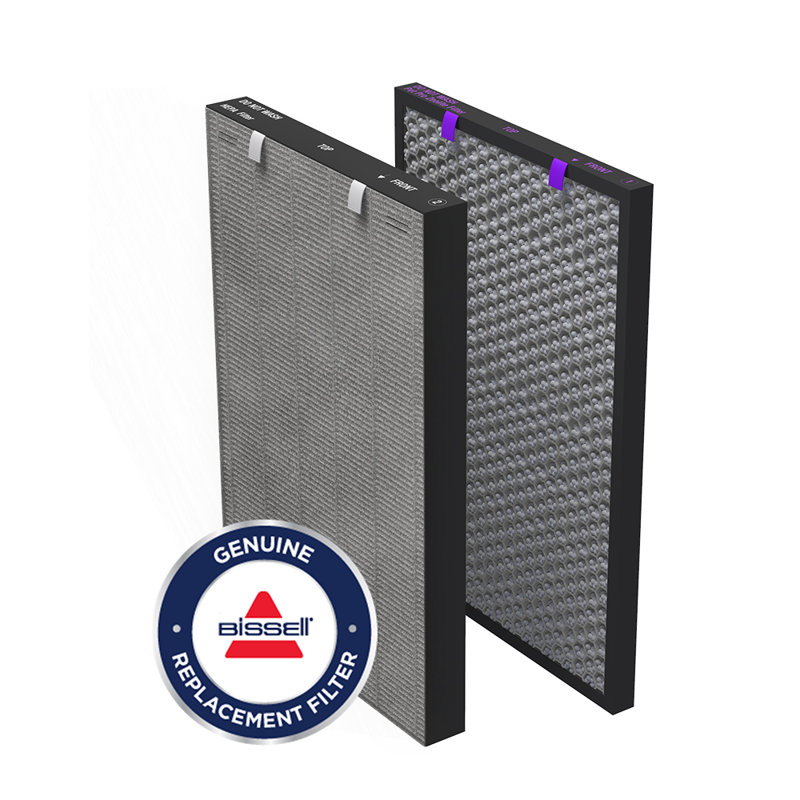 BISSELL HEPA Air Purifier Filter & Activated Carbon Filter Pack for Air320 Air Purifiers