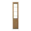 Portrait Display Cabinet - Sienna Brown