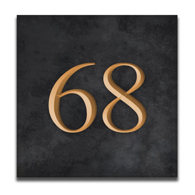 Velia 17.78cm H Stone House Number