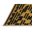 Tapis brun treillis lavable à la machine-329364005