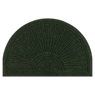 Dune Halfmoon Green Washable Doormat