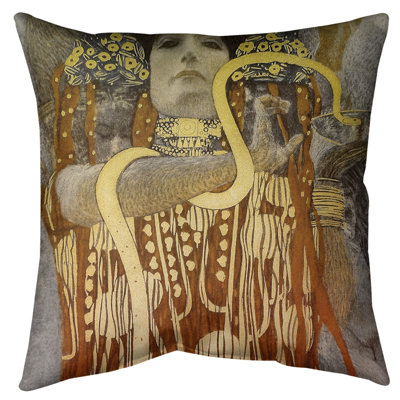 Coussin Gustav Klimt Hygeia