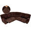 Housse pour canapé modulaire en velours extensible 7 pièces - Housse pour canapé en L inclinable - Lavable-411267617