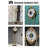 Modern luxury-style brass ear-of-wheat decorative floor clock