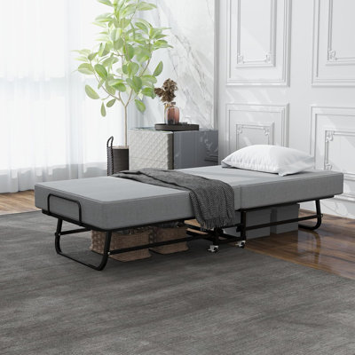 Metal Daybed with Trundle and Mattress