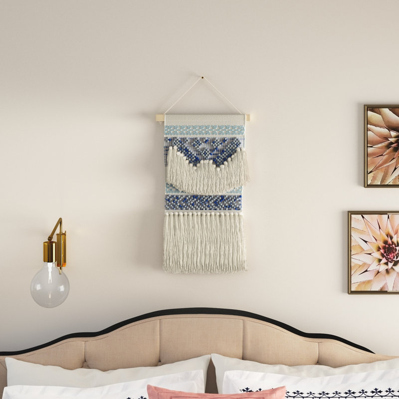 Suspension murale en laine avec accessoires de suspension inclus