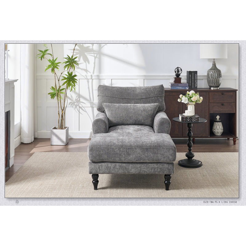 Chaise longue moderne, fauteuil inclinable rembourré pour les loisirs intérieurs, canapé-lit convertible pour une utilisation polyvalente à la maison et au bureau