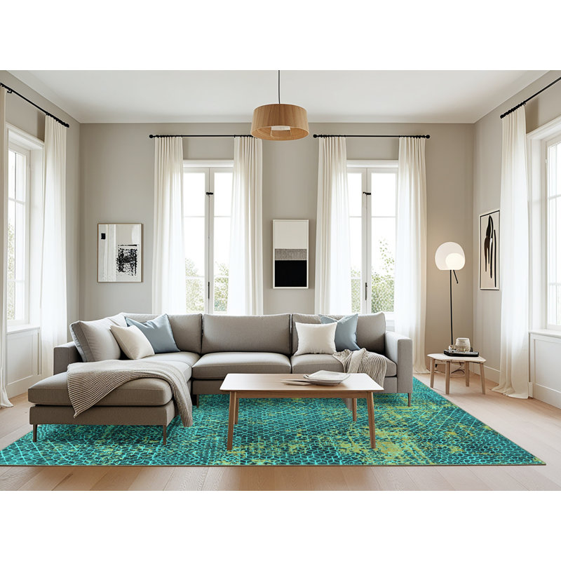 Clarajane Wool Indoor Rug, Rectangle 8' x 10'