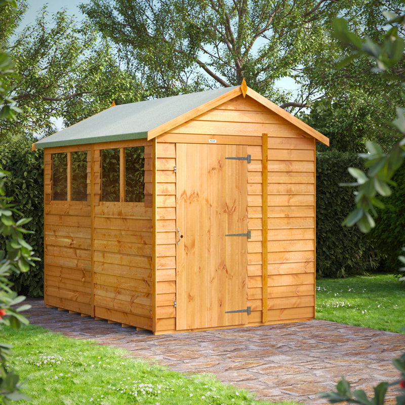 Powersheds Timber Overlap Apex Garden Shed