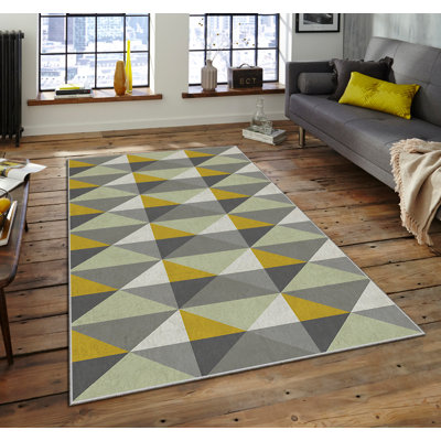 Luxurious Area Carpet (5.2 x 7.5 ft), 100% Polyester, 740 g/m² | Soft Velvet Fabric with Non-Slip Felt Dot Underside, Laminated Sponge for Comfort | Easy to Clean, Machine Washable at 86°F | Ideal for Living Room & Bedroom Decor