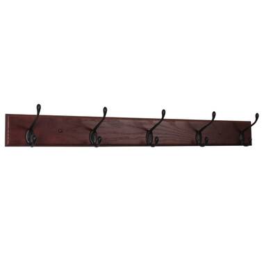 Wood Wall Hooks 4 Pack，Wall Coat Hook Rack，Heavy Nepal