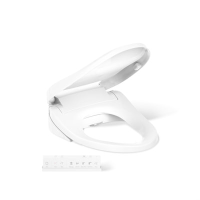PureWash E820 Elongated Bidet Toilet Seat, Heated Bidet for Existing Toilets with Remote Control