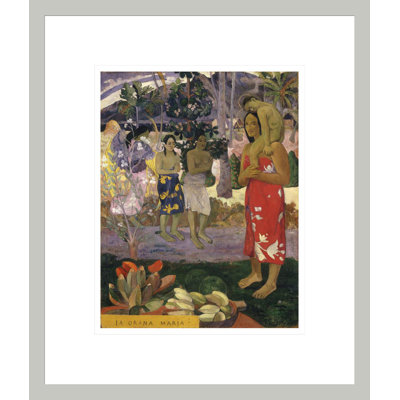 Ia Orana Maria (Hail Mary) by Paul Gauguin - Framed Giclee Print