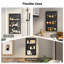 Armoire murale en niche 15,3 "x 25" avec 3 tablettes-803820556