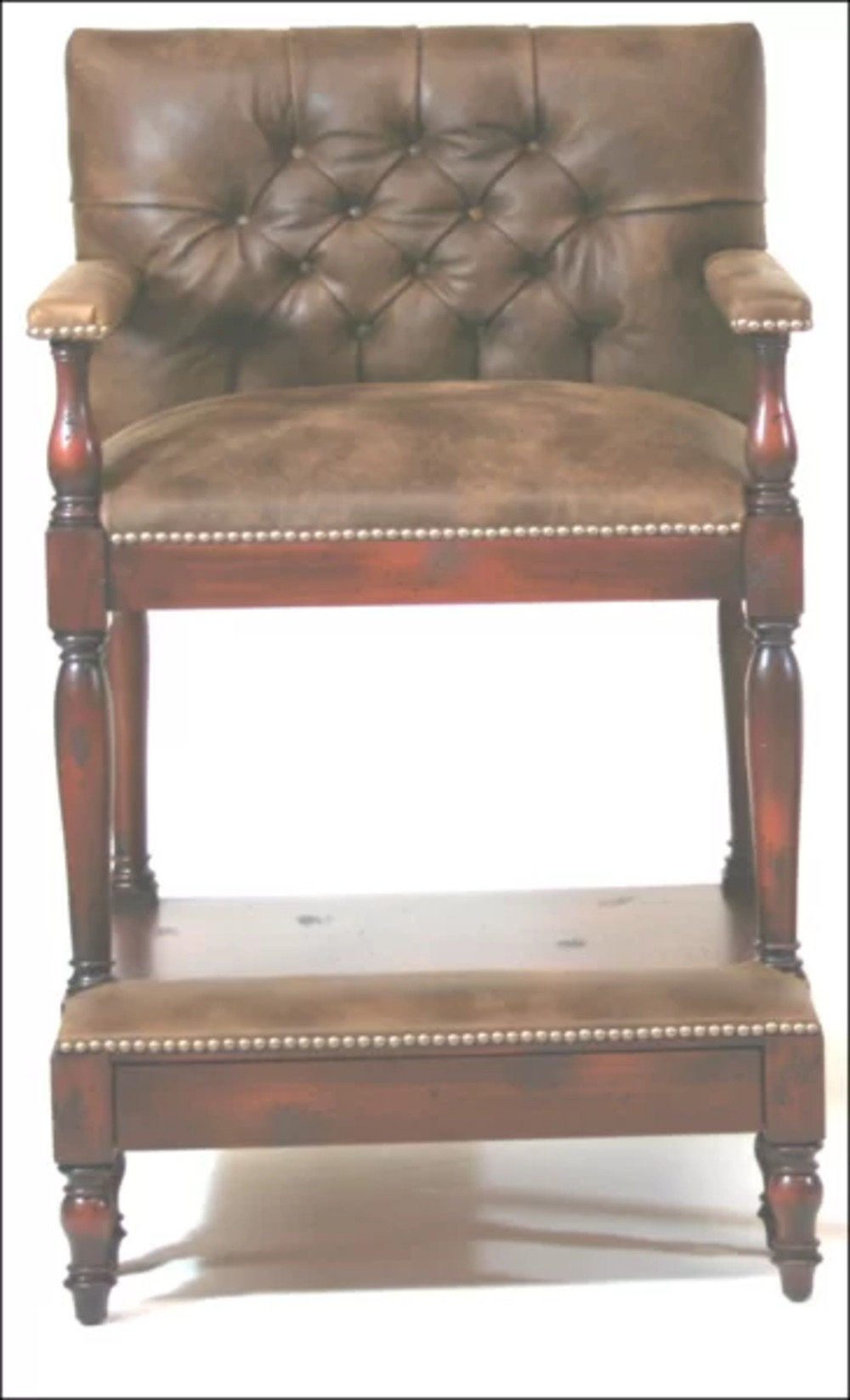 Old Hickory Tannery Billiard Bar Stool Perigold