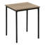 Ensemble de table, ensemble de 3 pièces, café, bout, métal, stratifié-1039069251