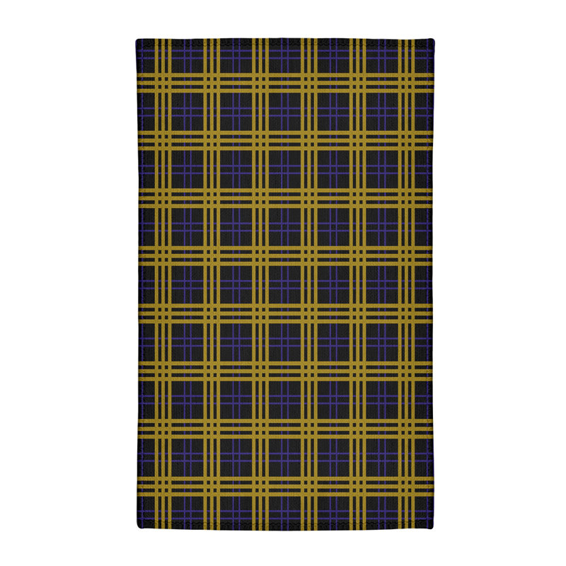 Plaid Indoor Rug, Rectangle 4' x 6'