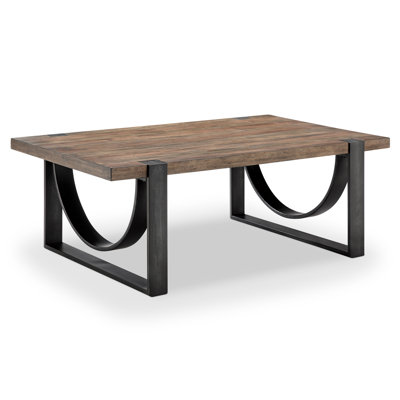 Alayah Solid Wood Top Coffee Table