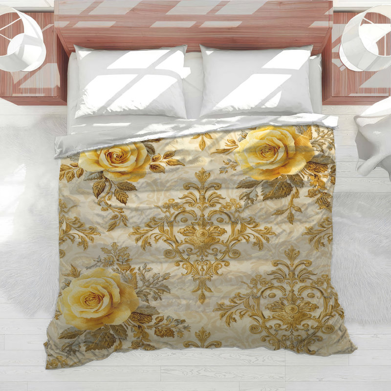 Édredon Yellow Roses, Simple extra long