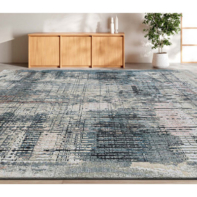 Tapis rectangulaire noué à la main