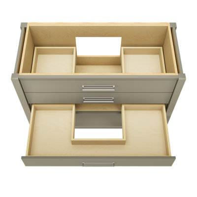 Kiawah Three-Drawer Single Bath Vanity
