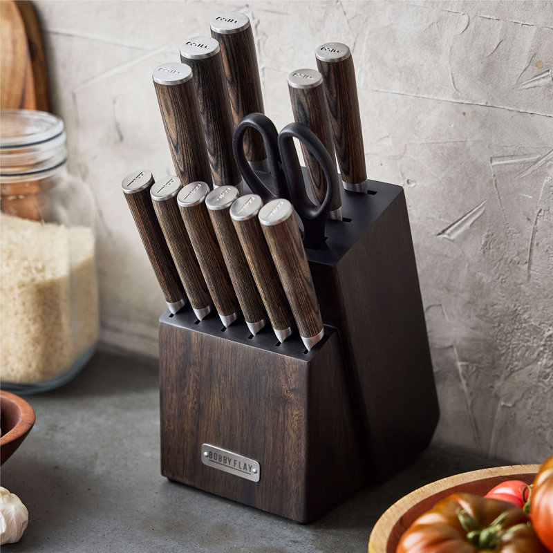 Ensemble de couteaux en acier inoxydable 13 pièces Bobby Flay par GreenPan