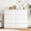Commode 8 tiroirs pour chambre à coucher-1188562451