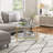 Bupe Glass Top Single Coffee Table-1352929654-1352929651
