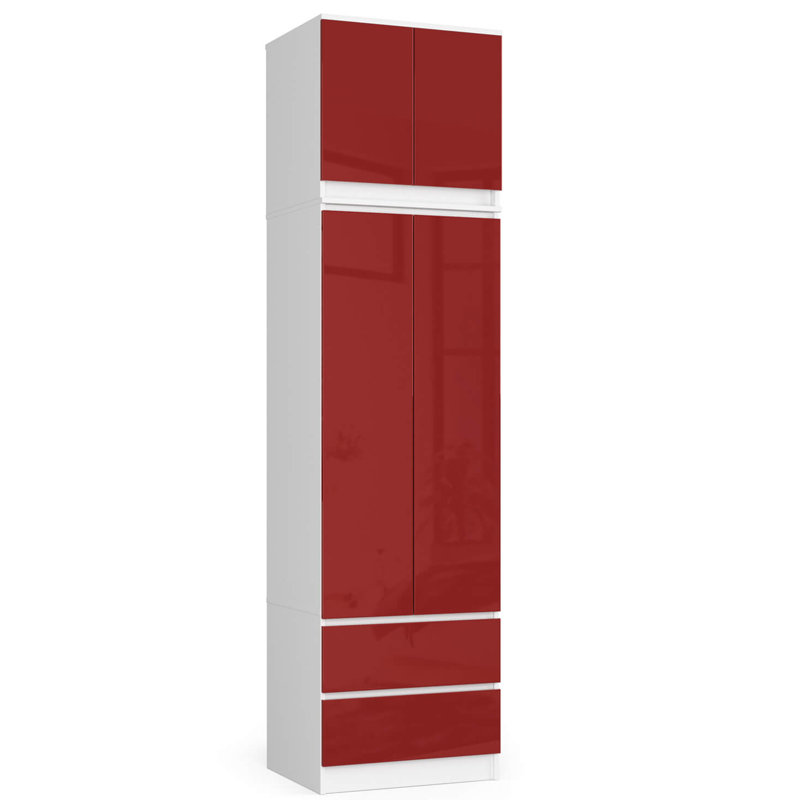 Stepfan 2 Door Wardrobe, 55cm H x 60cm B x 51cm T