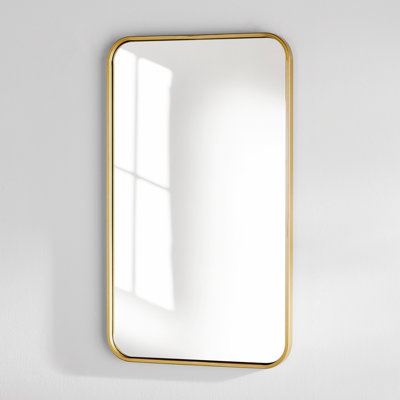 Sabine Metal Rounded Rectangle Wall Mirror