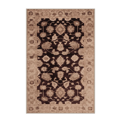 Tapis brun lavable à la machine