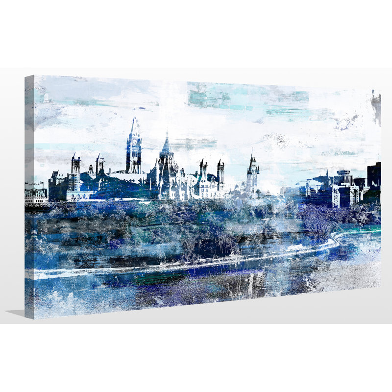 Impression sur toile tendue, "studio’parlement hill, ottawa i", H 18 po x l 30 po